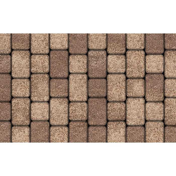 Плитка тротуарная Классико А.1.КО.4 Листопад гранит xаски